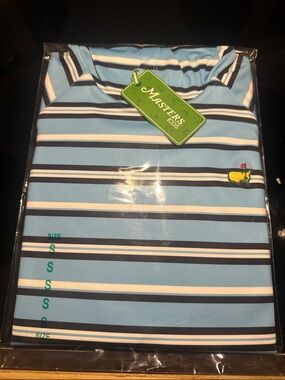 Masters Kids Light Blue, Navy & White Striped Hoodie